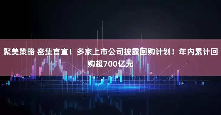 聚美策略 密集官宣！多家上市公司披露回购计划！年内累计回购超700亿元