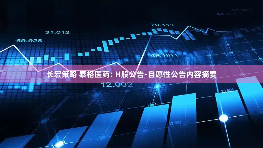 长宏策略 泰格医药: H股公告-自愿性公告内容摘要