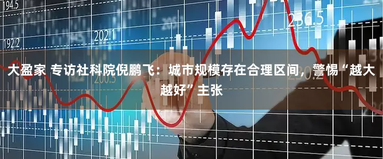 大盈家 专访社科院倪鹏飞：城市规模存在合理区间，警惕“越大越好”主张